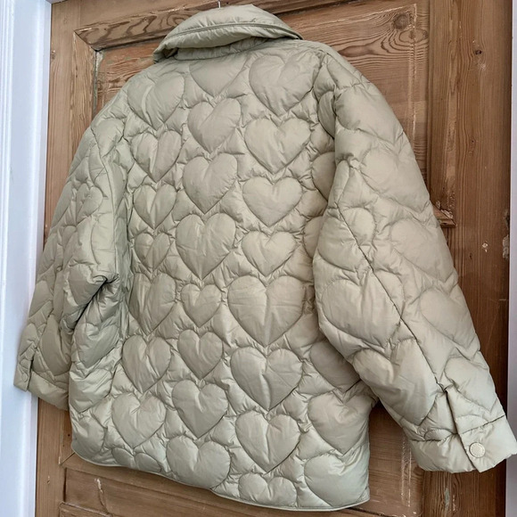 SANDRO Gloriana Heart Quilted Jacket - Picture 6 of 8